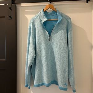 Tommy Bahama XXL reversible quarter zip